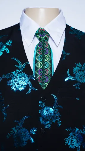 Men's Teal Qwj Tie