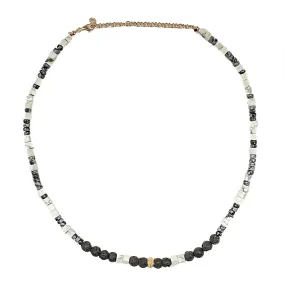 Monochrome Beaded Necklace