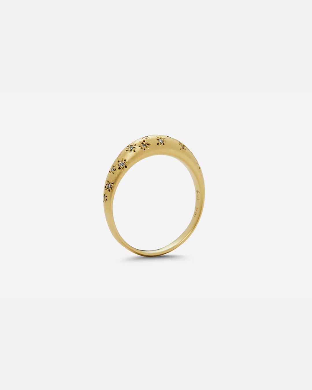 Moon Band / Star Set Diamonds