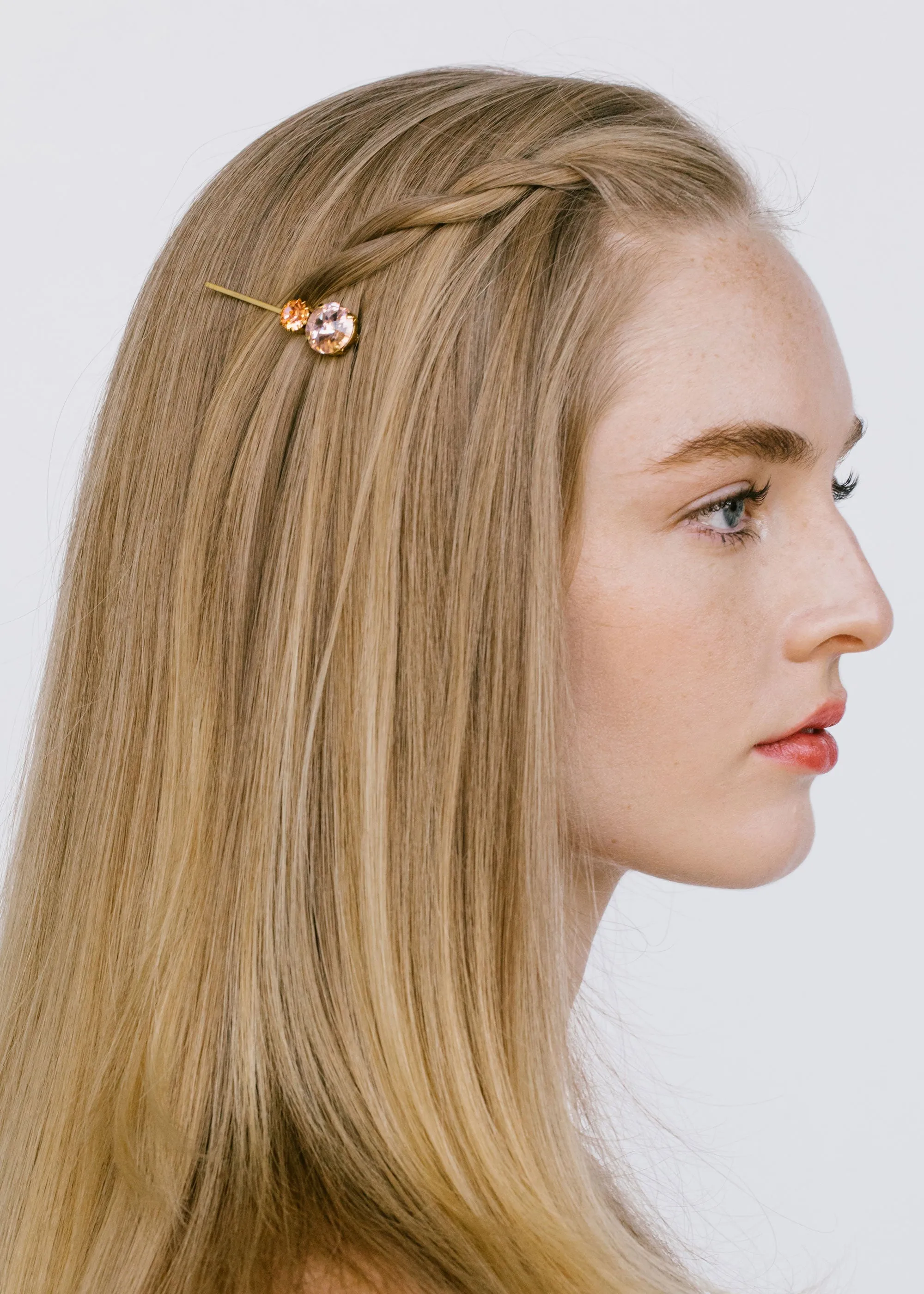 Myrla Bobby Pin -- Light Rose