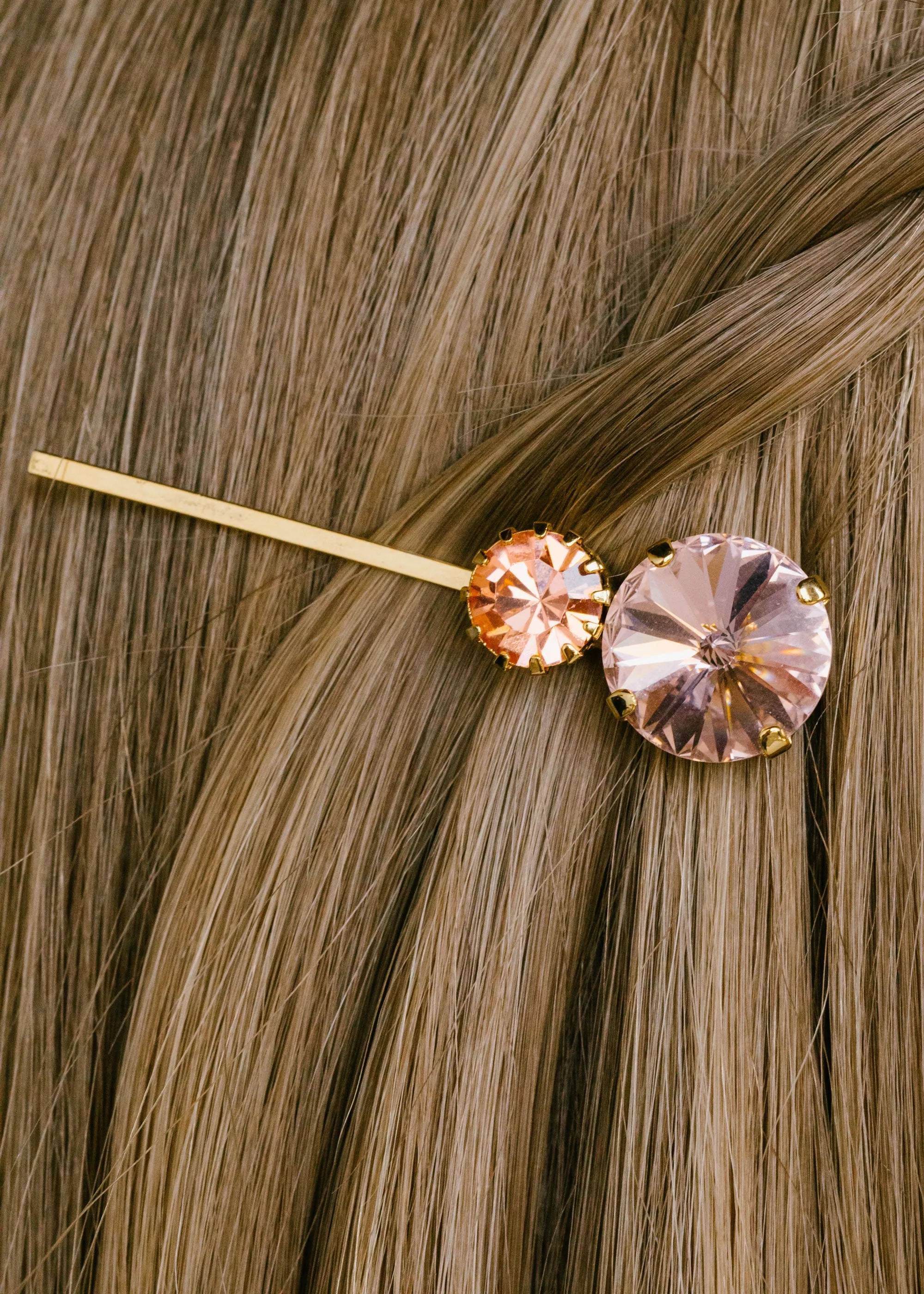 Myrla Bobby Pin -- Light Rose