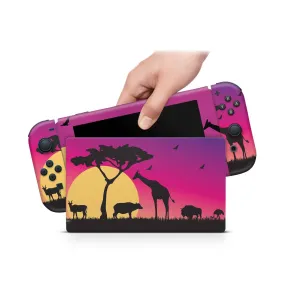 Nintendo Switch Skin Decals - Safari - Wrap Vinyl Sticker