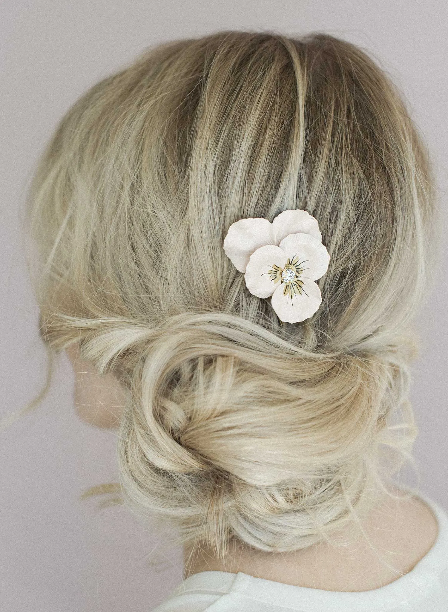 Pansy hair comb set of 2 - Style #847