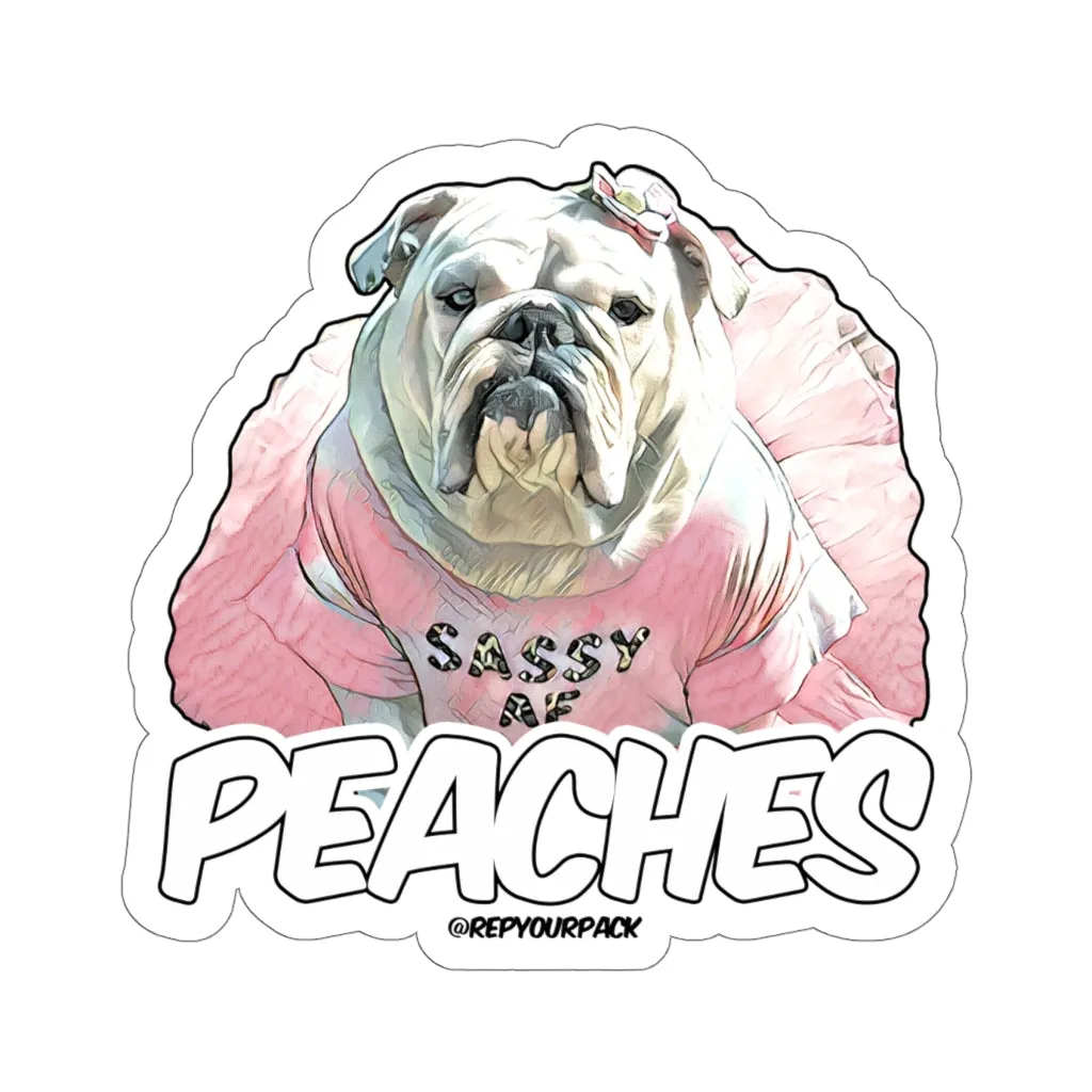 Peaches Sassy AF Stickers