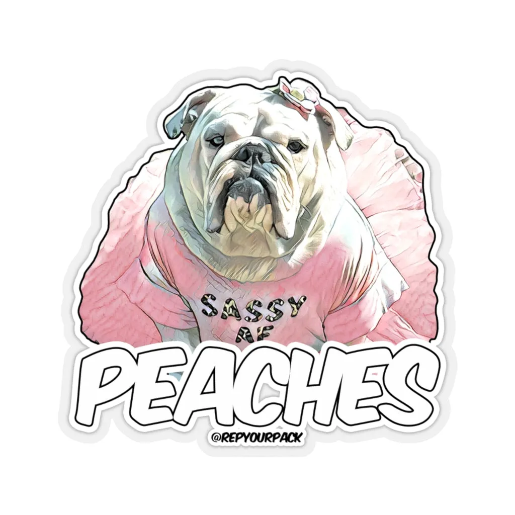 Peaches Sassy AF Stickers