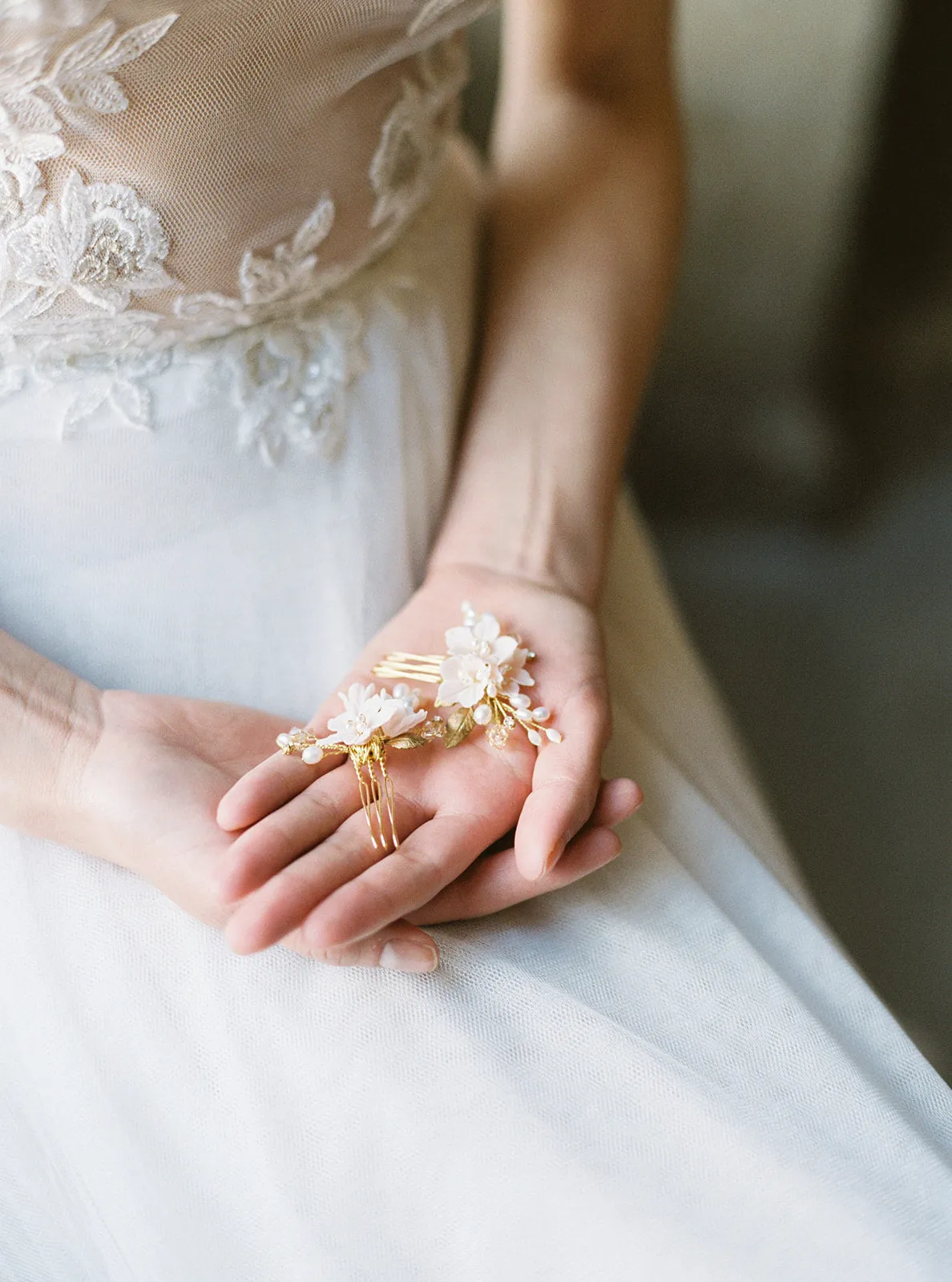 PETAL | Blush Bridal Hair Combs