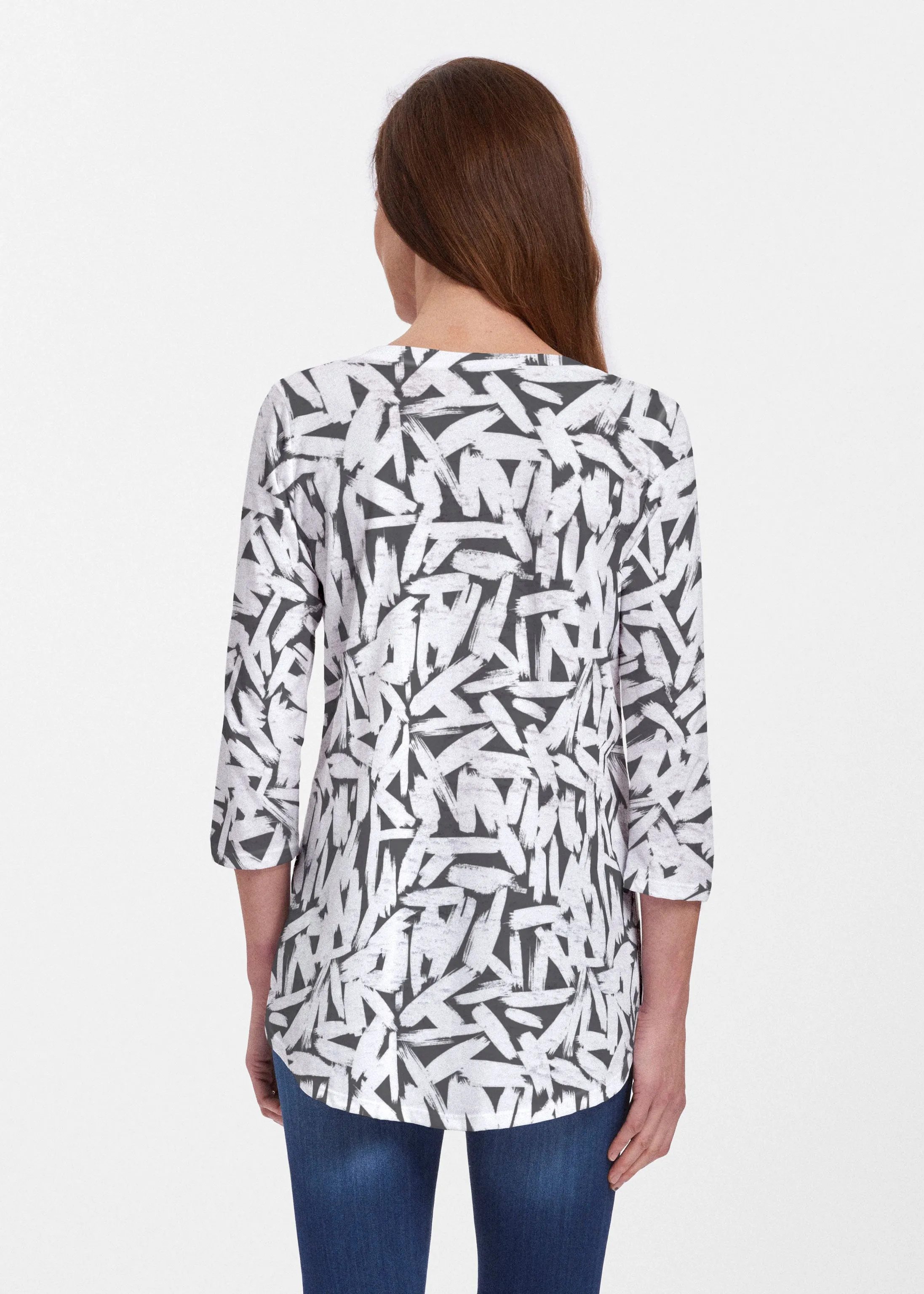 Pick Up Sticks (14300) ~ V-neck Flowy Tunic