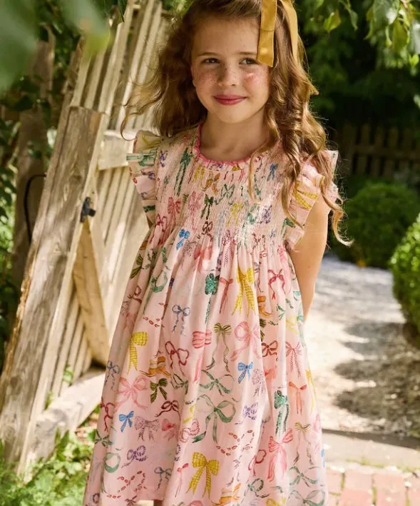 PINK CHICKEN~ Bow Stevie dress