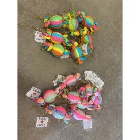 Pink Poppy Hair Ties