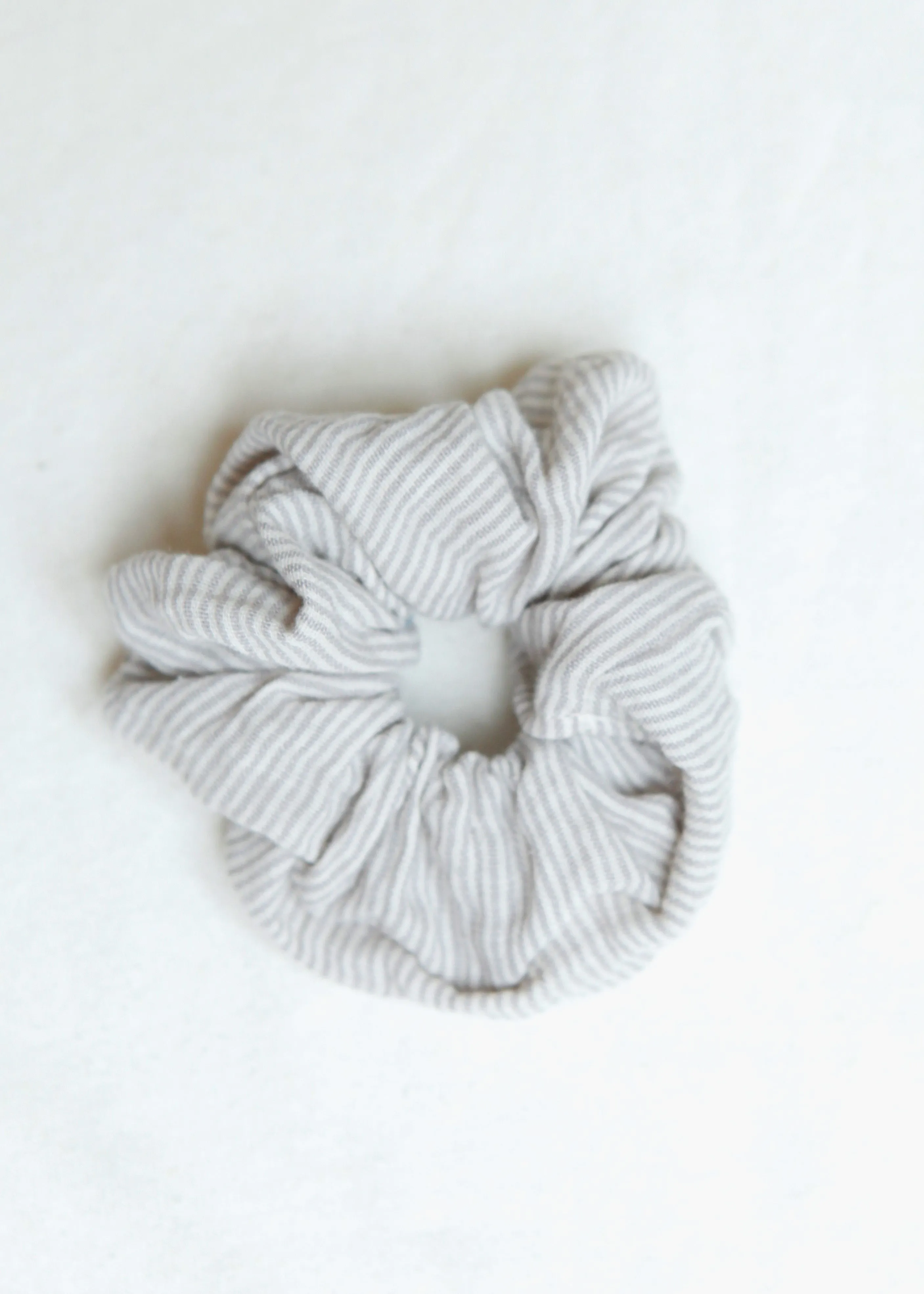 Pinstripe Scrunchies