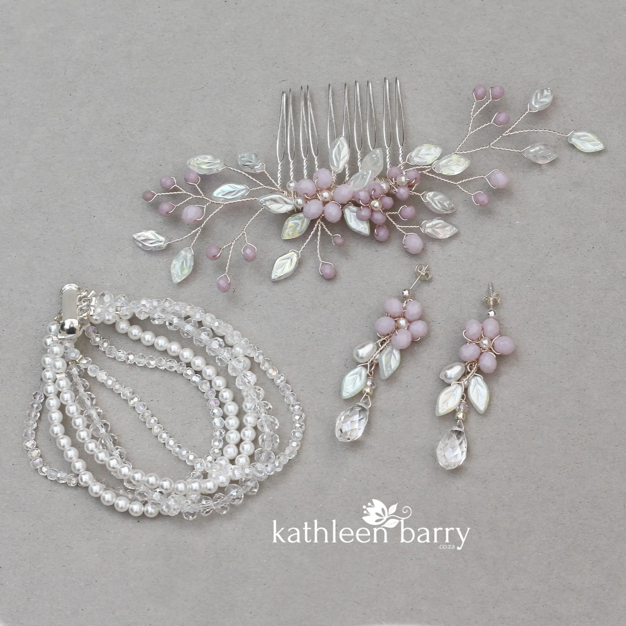 Quinn hair comb - color & metallic options available - veil comb