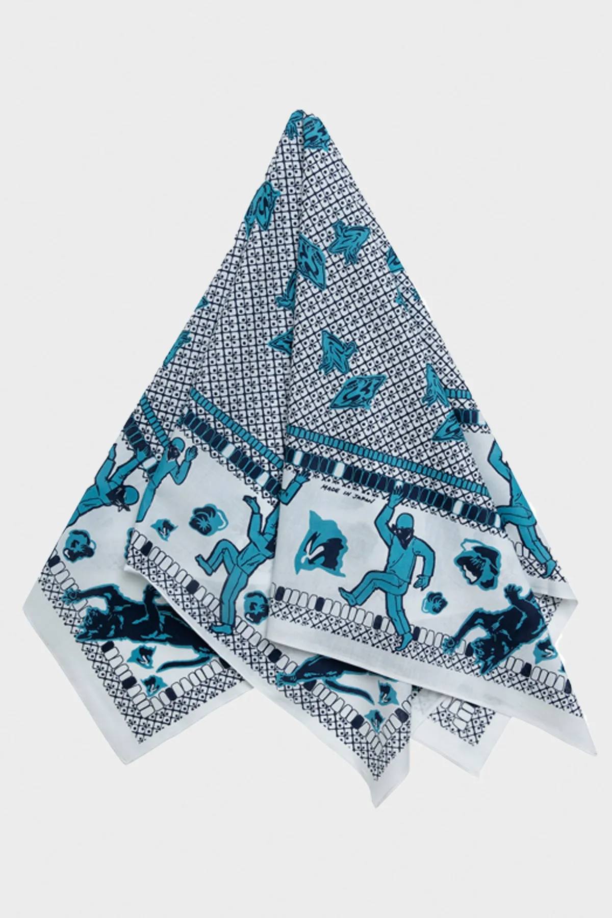 "Eejyanaika" Bandana - White Indigo