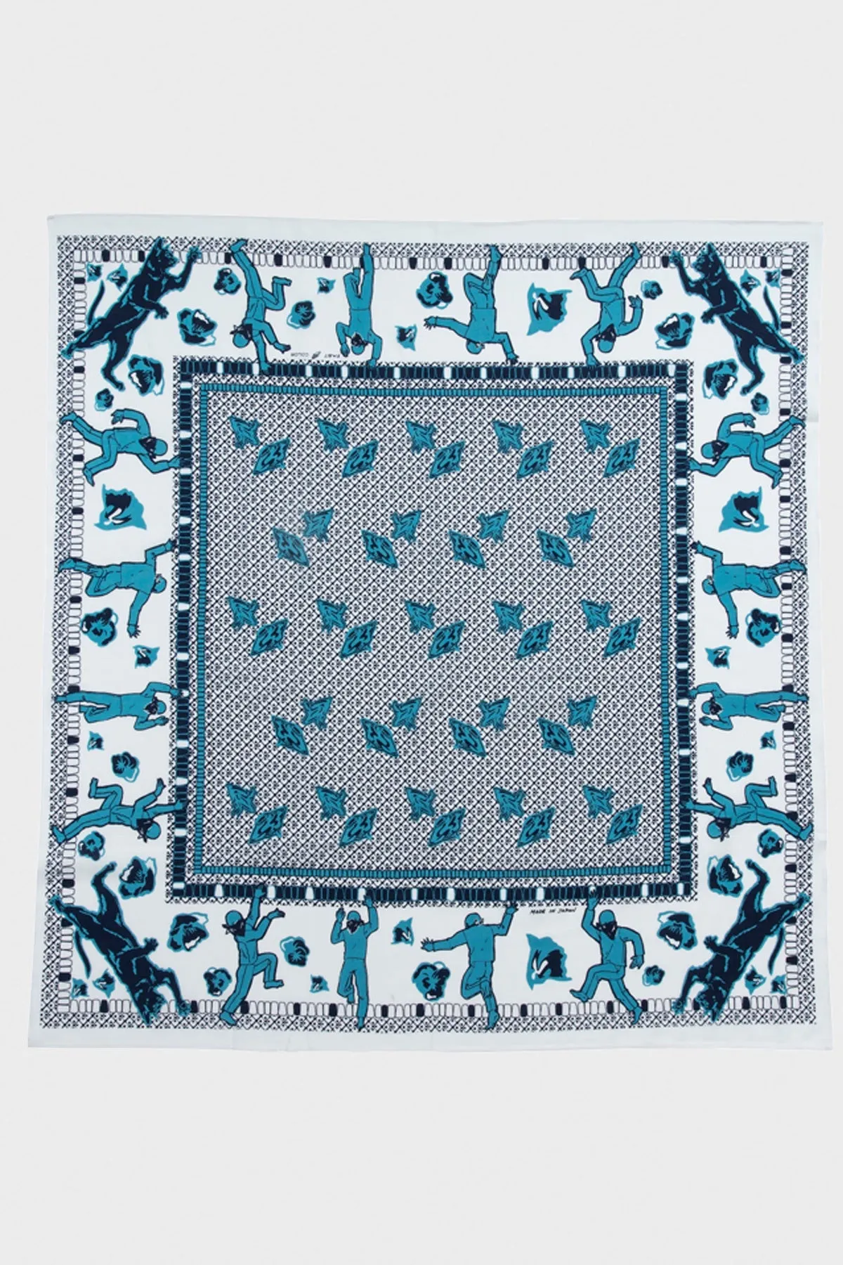 "Eejyanaika" Bandana - White Indigo