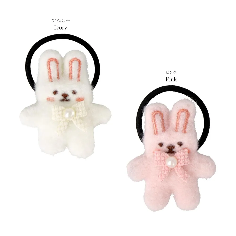 Rabbit Plush Ponytail Holder