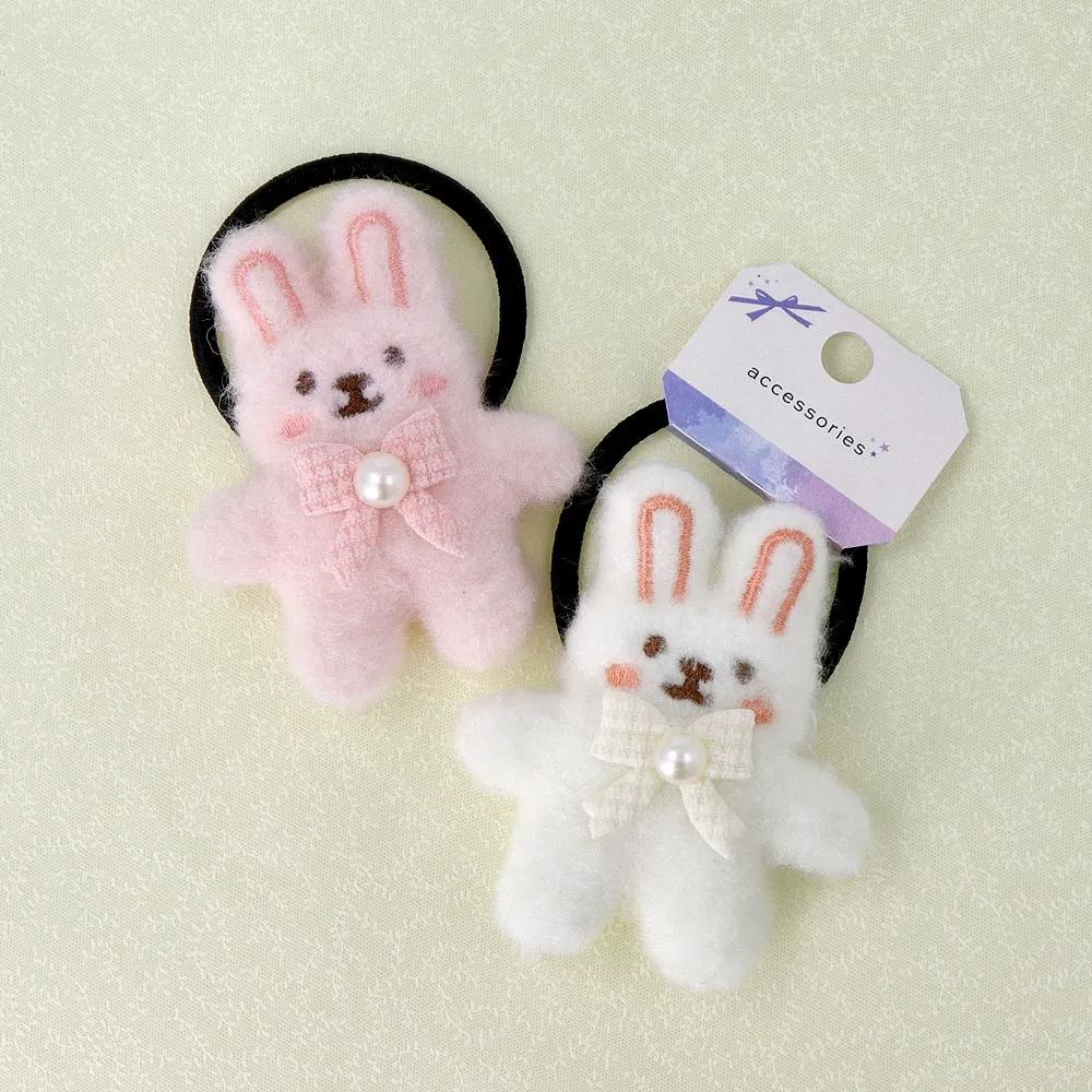 Rabbit Plush Ponytail Holder