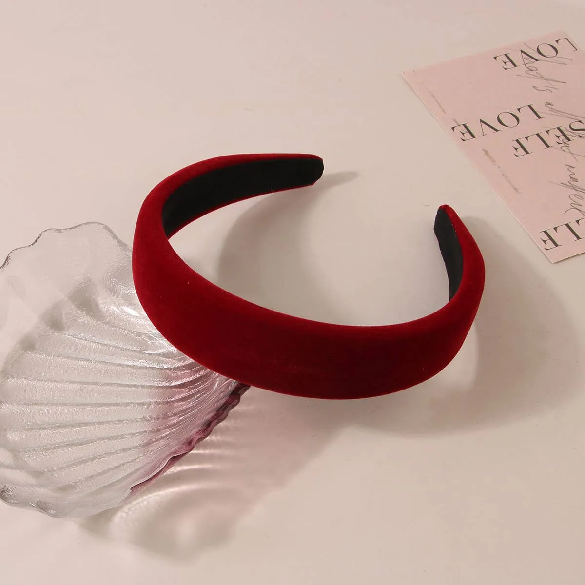 Retro Solid Headband - Caramel