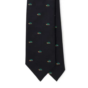 Silk Woven Turtle Tipped Tie
