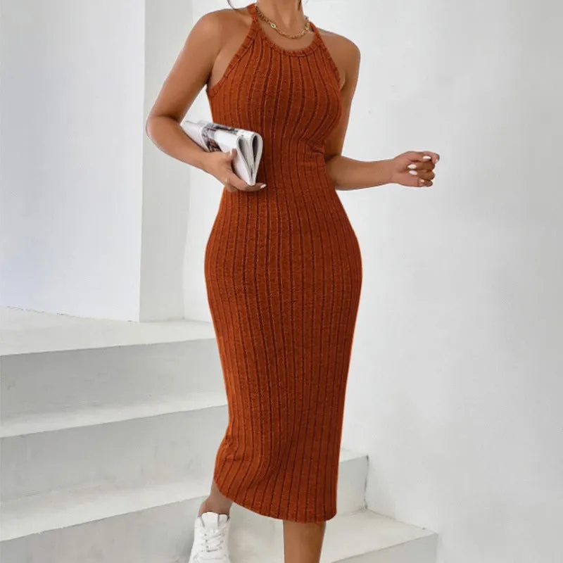Solid Color Dress