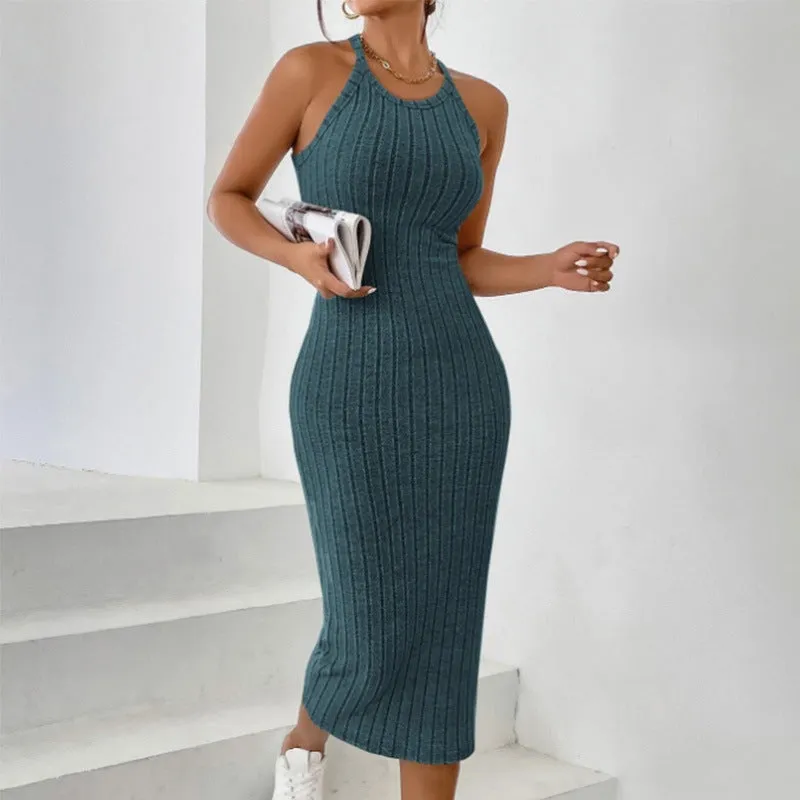 Solid Color Dress