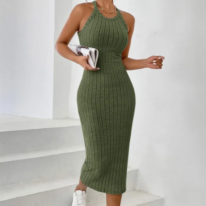 Solid Color Dress