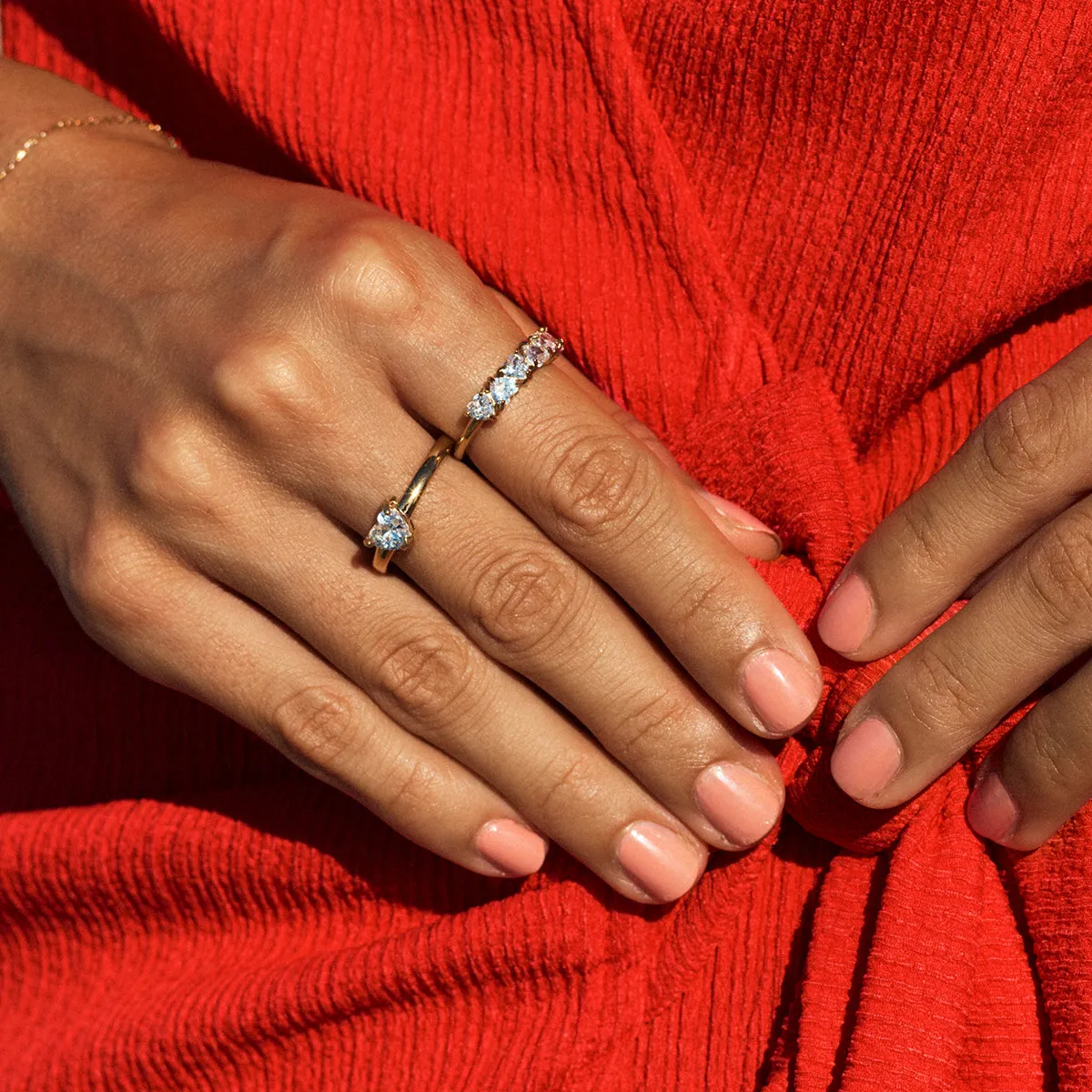 SWEETHEART RING MULTI GOLD