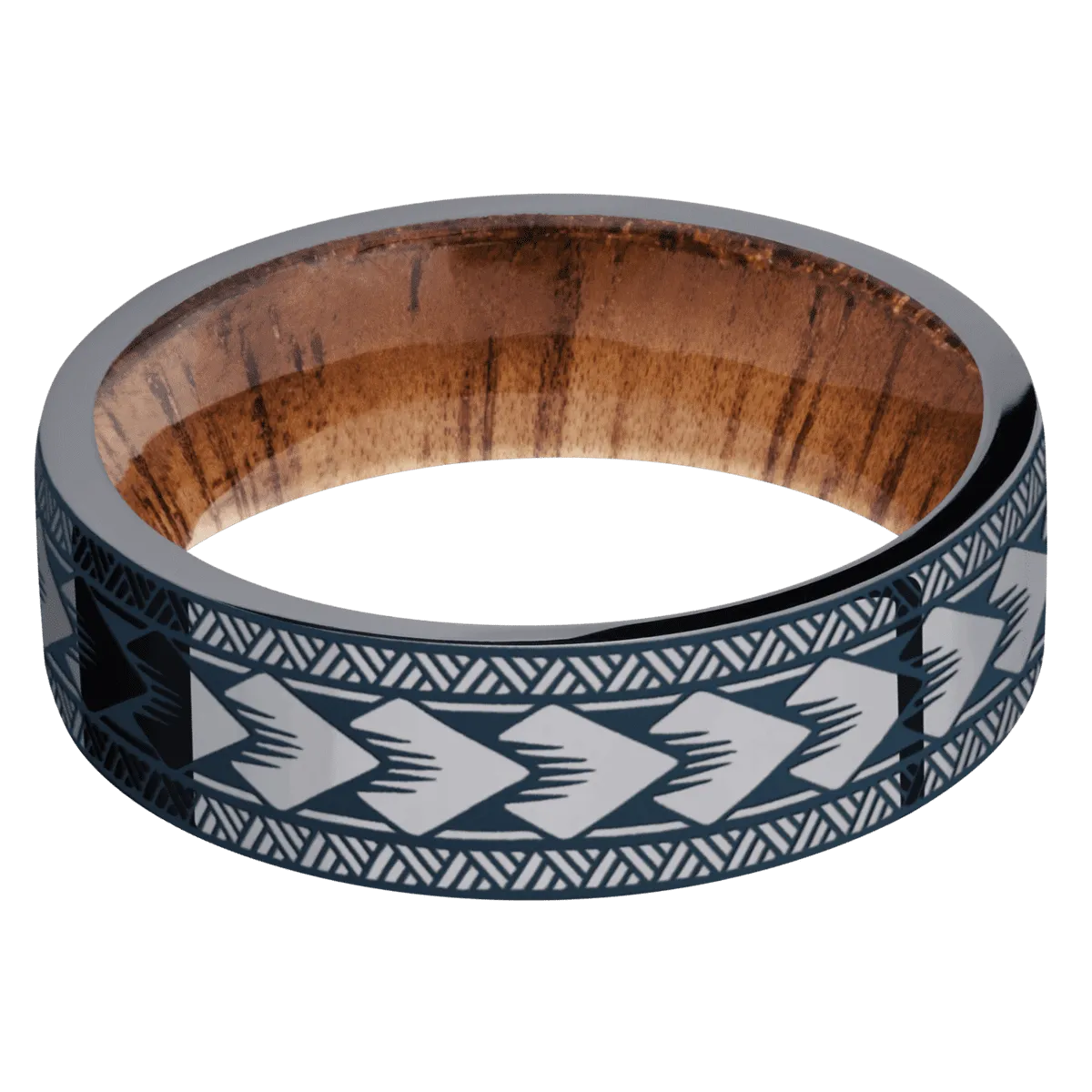 Tantalum with Polish Finish and Koa
