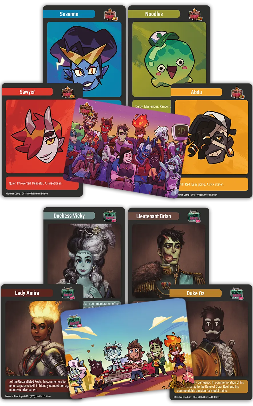TC#107/108: Monster Camp and Monster Roadtrip - Trading Card Booster Pack