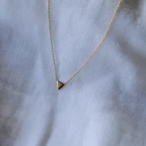Trillion Gem Necklace - Solid 14kt