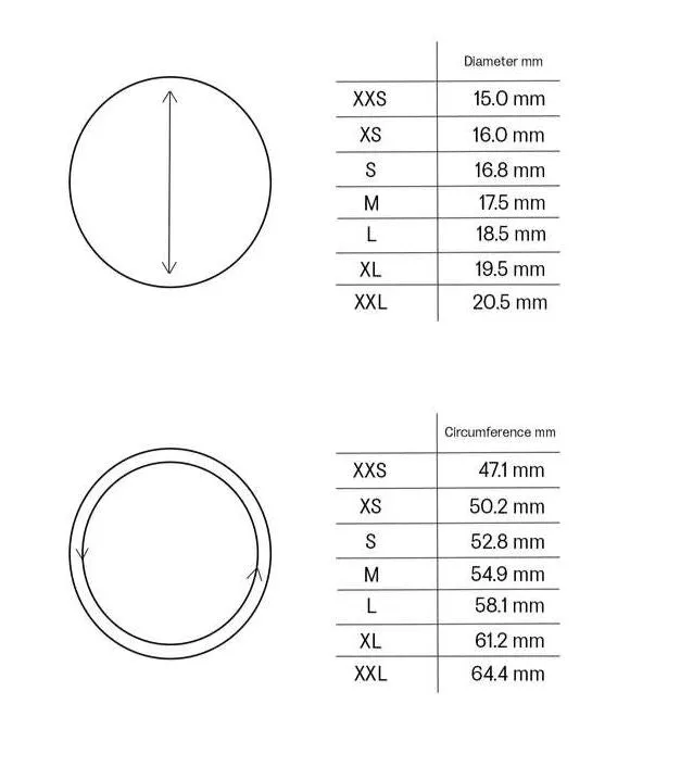 TROIS RING STEEL / S 16.8MM