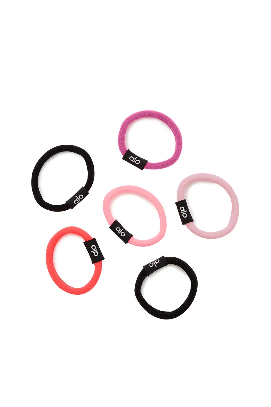 Untangled Hair Tie 6-Pack - Pink Multi