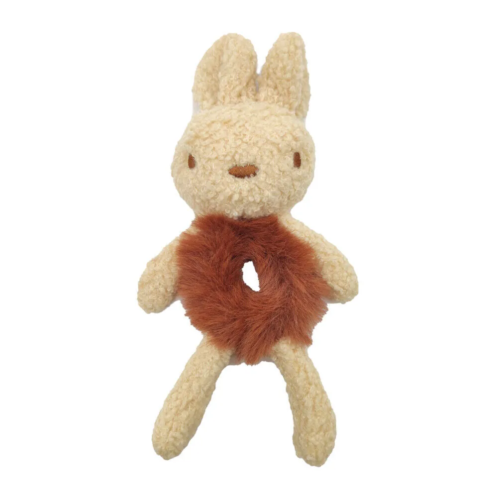 US Bear Bunny Furry Plush Hair Tie Scrunchies Rope Ponytail Holster Elastic Band