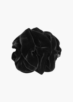 Velvet Marion Jaw Clip -- Black