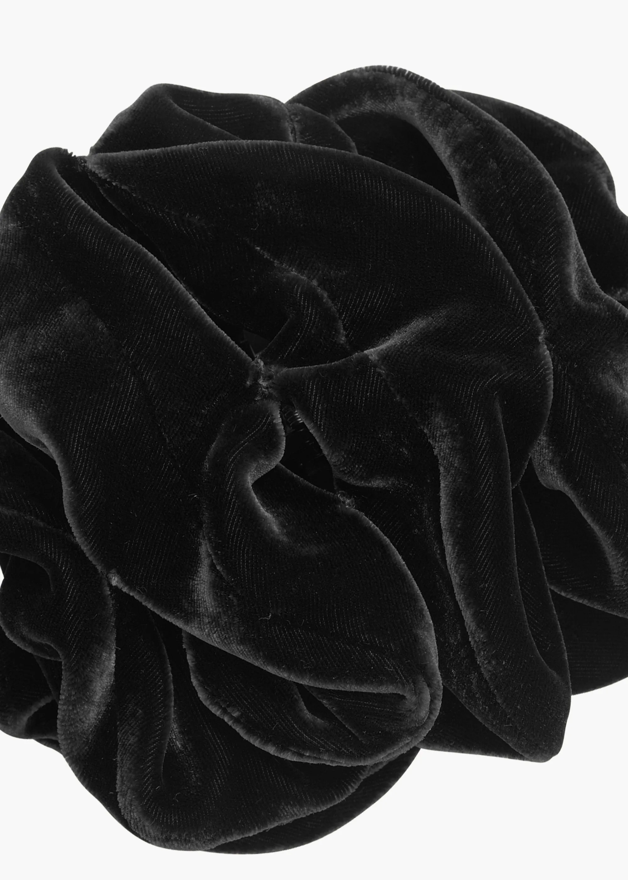 Velvet Marion Jaw Clip -- Black