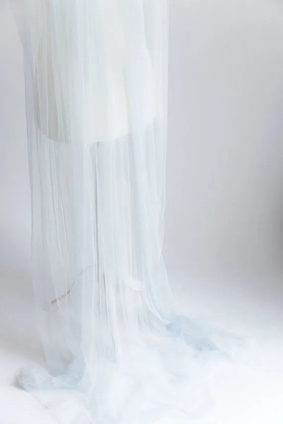 Wedding veil in custom color - EDMONDE